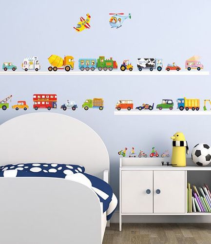 Transport Vehicles Wall Stickers