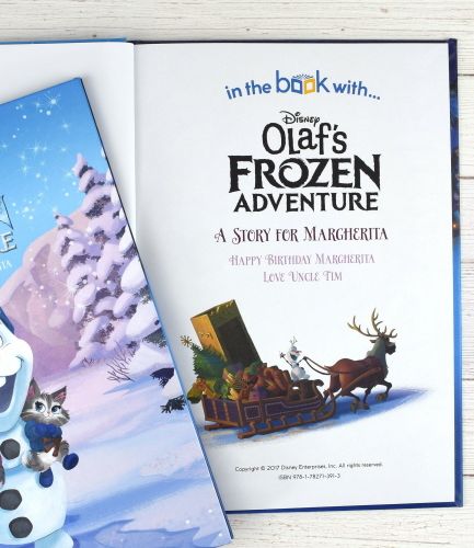 Disney Olaf's Frozen Adventure Personalised Book