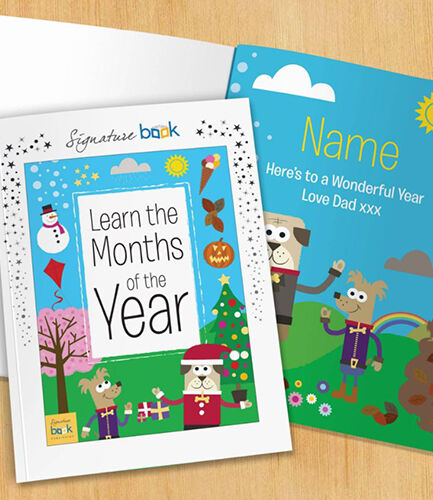 Personalised Learn the Months of the Year Book