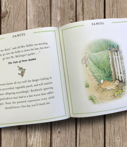 Personalised The Peter Rabbit Little Book of Virtue