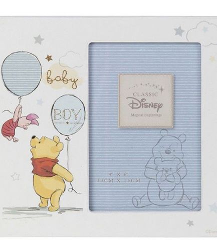 Disney Magical Beginnings Photo Frame - Pooh Baby Boy 4" x 6"
