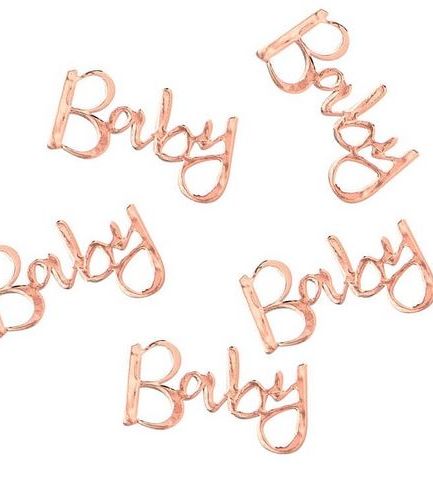 Rose Gold Baby Table Confetti - Twinkle Twinkle