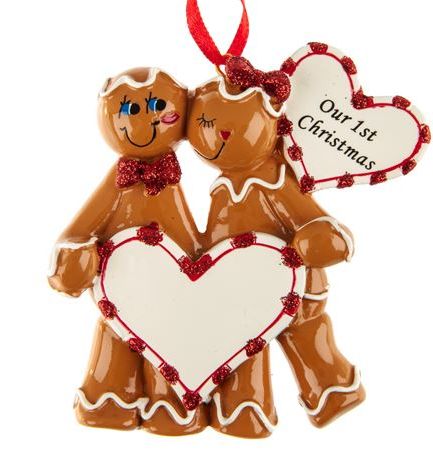 Personalised Gingerbread Love Ornament