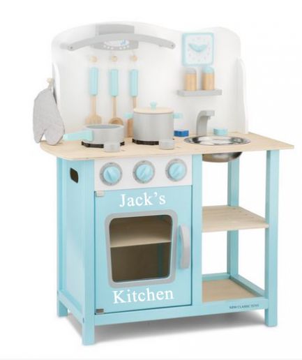 Personalised Kitchen Blue with Accessories