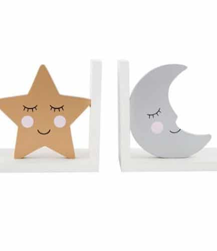 Star and Moon Bookends