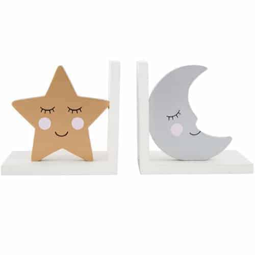 Star and Moon Bookends