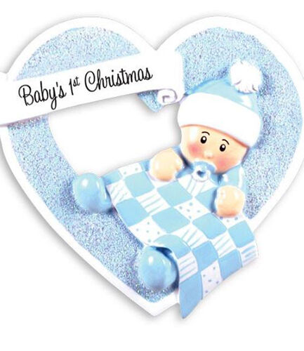 Boy In Heart Personalised Christmas Decoration